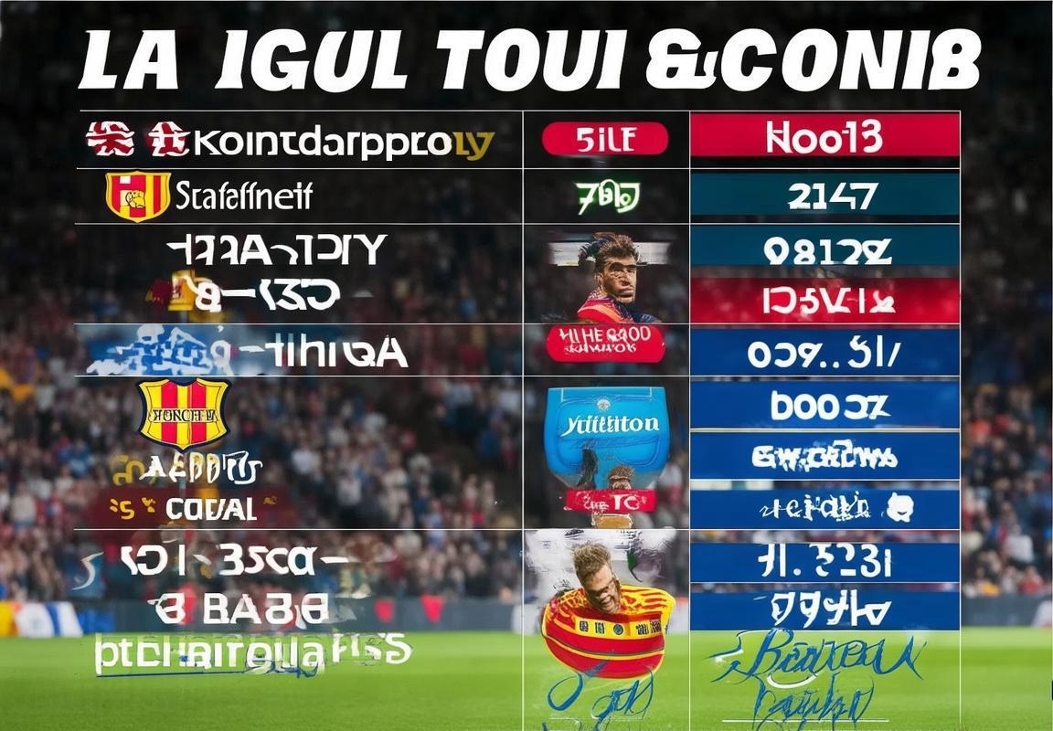 西甲积分榜解析：谁将问鼎冠军？